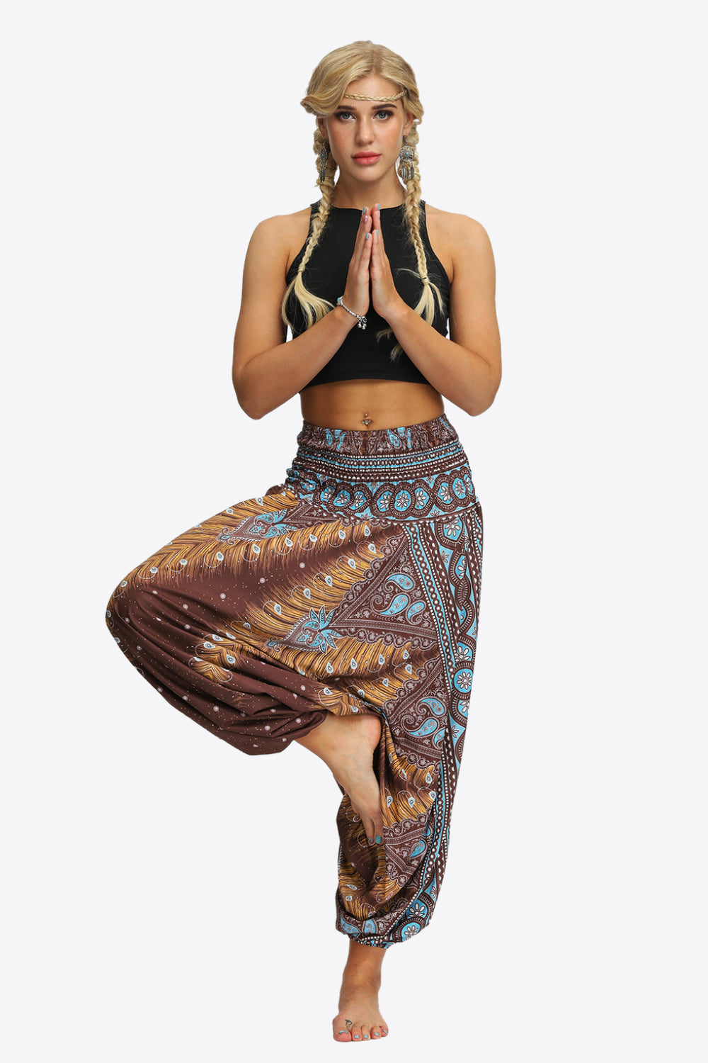 Romy | Printed Maxi Long Harem Skirt