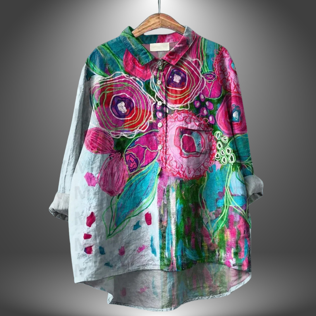 Ally | Beautiful Unique Floral Design Blouse for Women