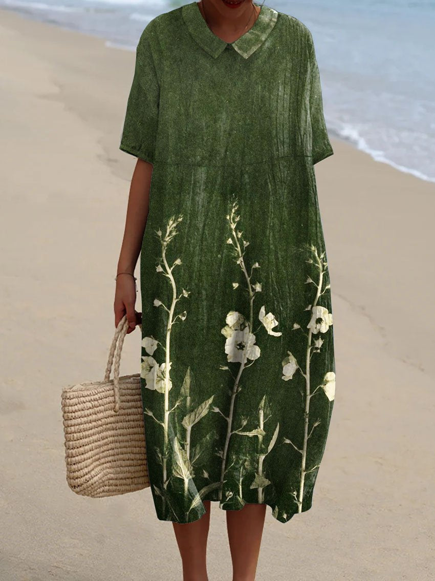 Giselle | Versatile Floral Summer Midi Dress