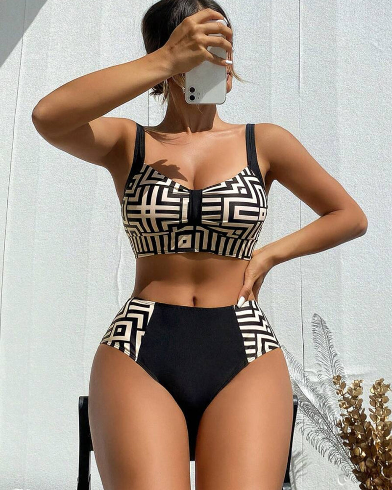 Ciela | Elegant Printed Two-Piece Bikini Set