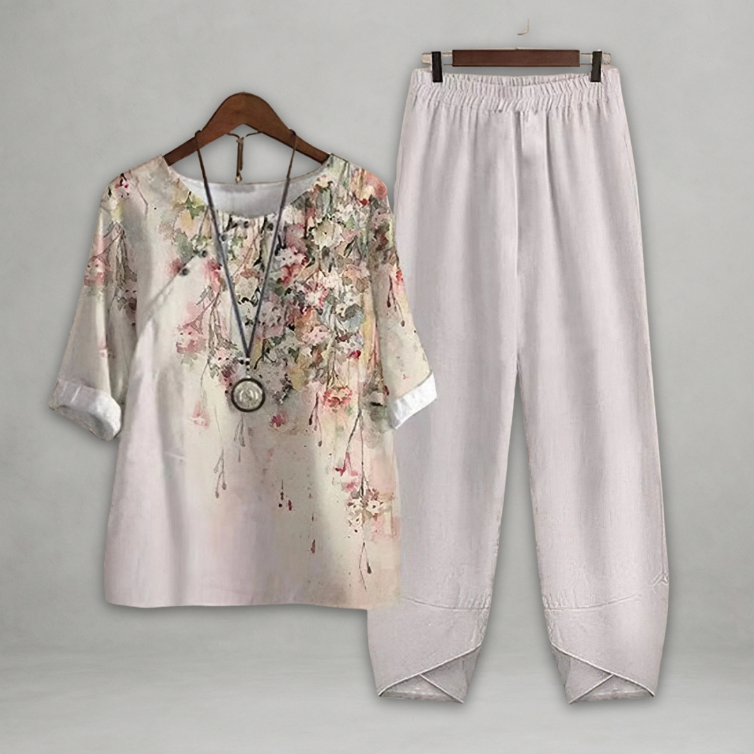 Cindy | Elegant Floral Summer Set for Any Occasion