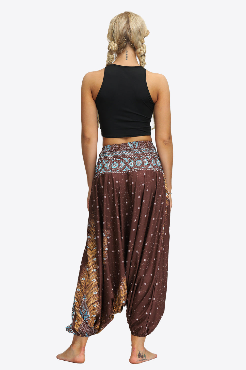 Romy | Printed Maxi Long Harem Skirt