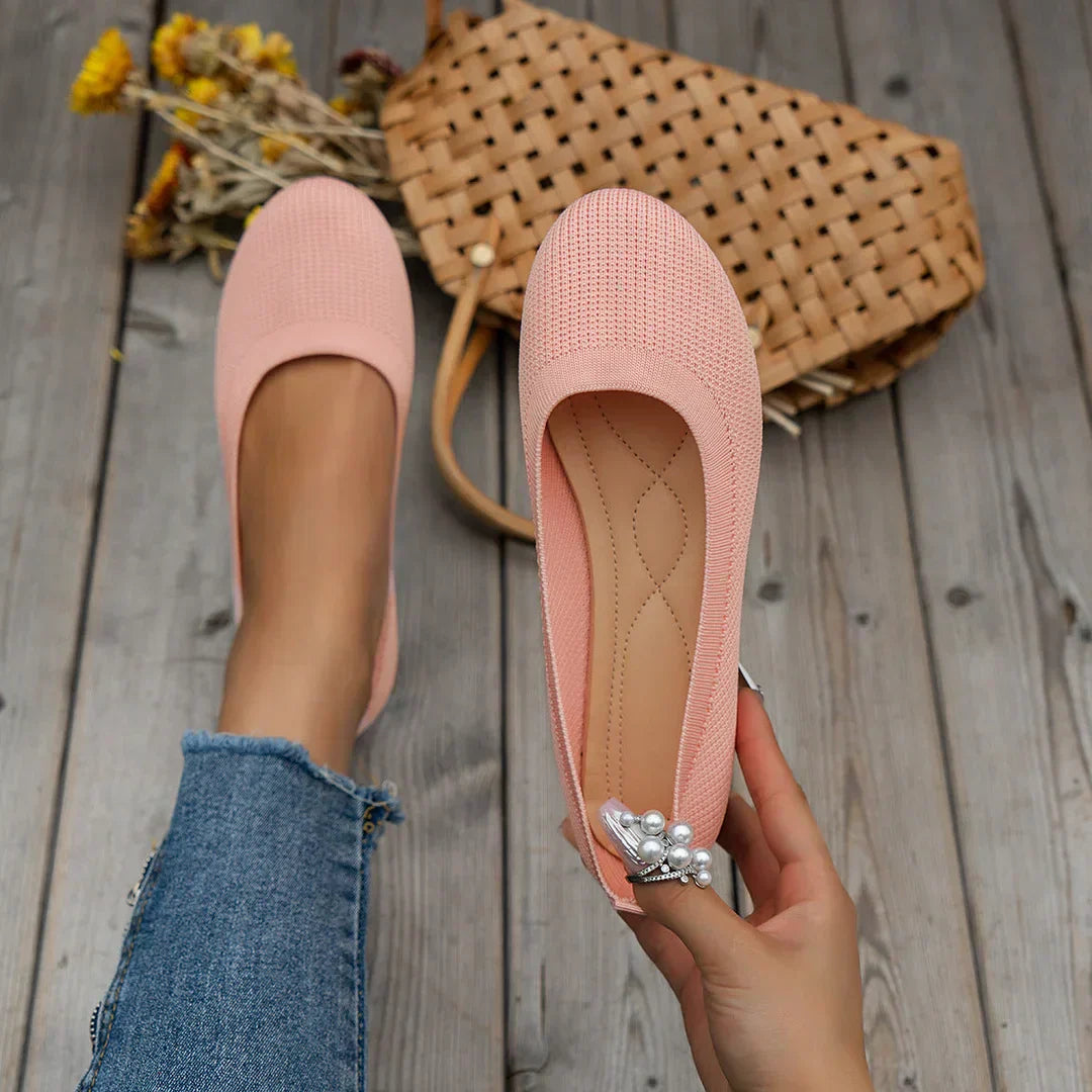Valerie | Comfortable Non-Slip Ballet Flat Shoes