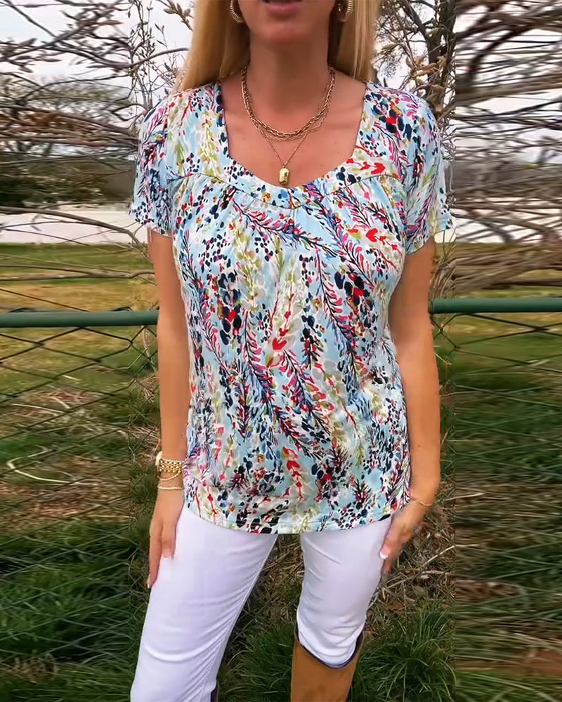 Tina | Stylish Floral Women's T-Shirt, Perfect for Casual Wear