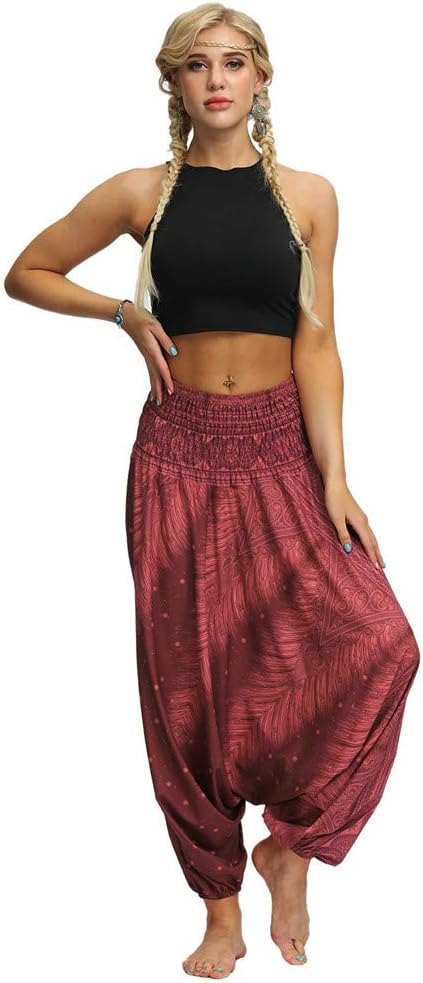 Romy | Printed Maxi Long Harem Skirt