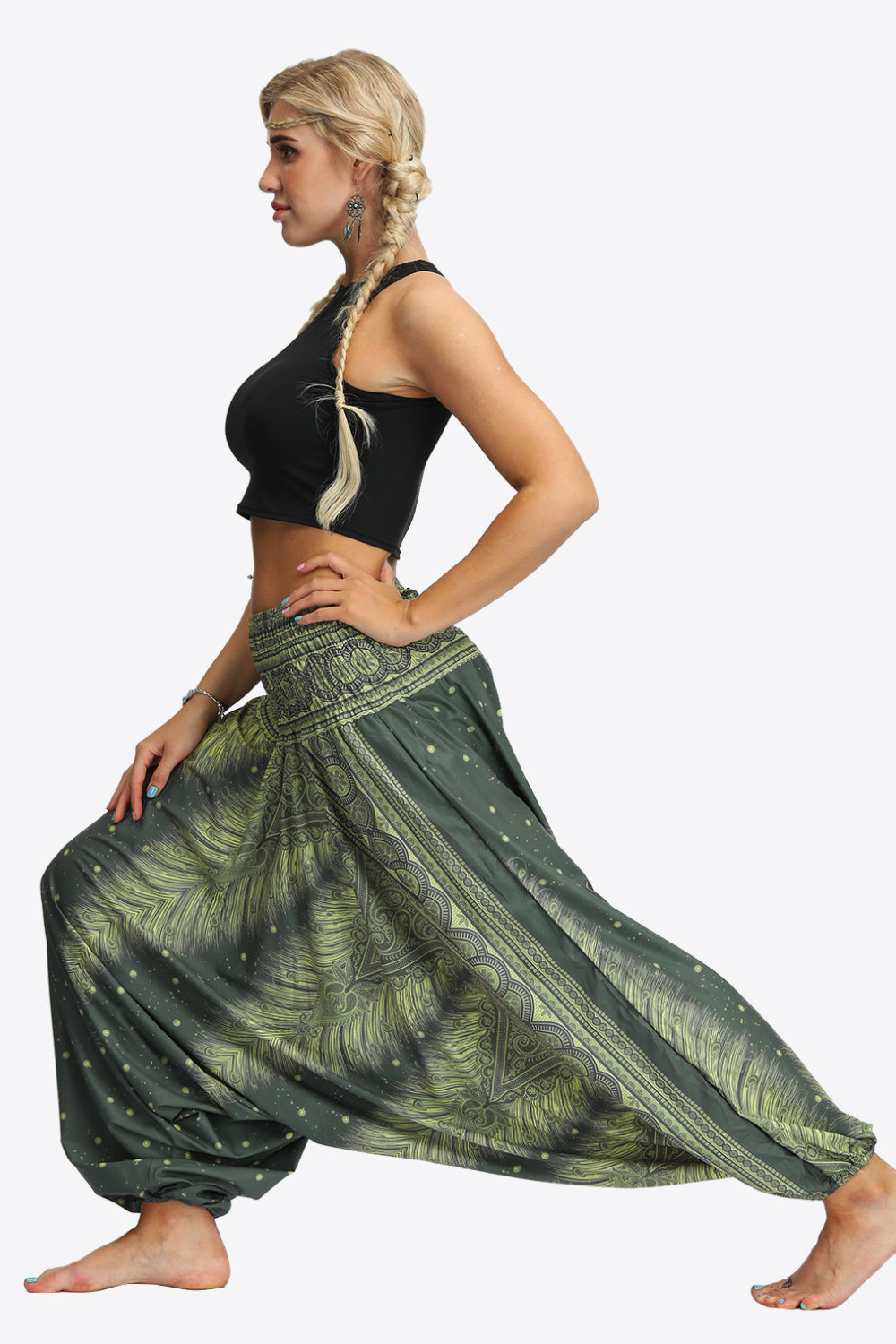 Romy | Printed Maxi Long Harem Skirt