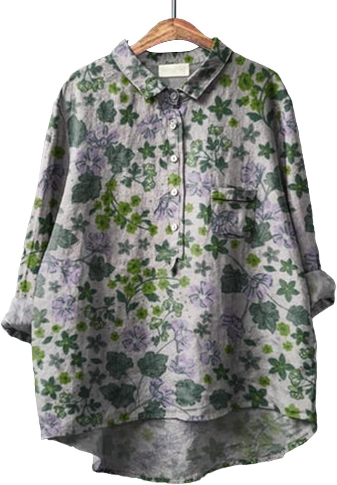 Eleanor | Stylish Women's Casual Floral Printed Shirt