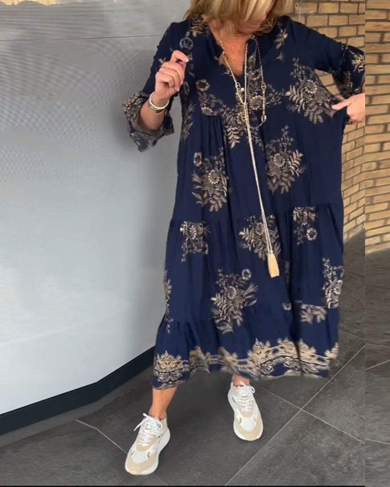 Judith | Stylish A-Line Bohemian Maxi Dress