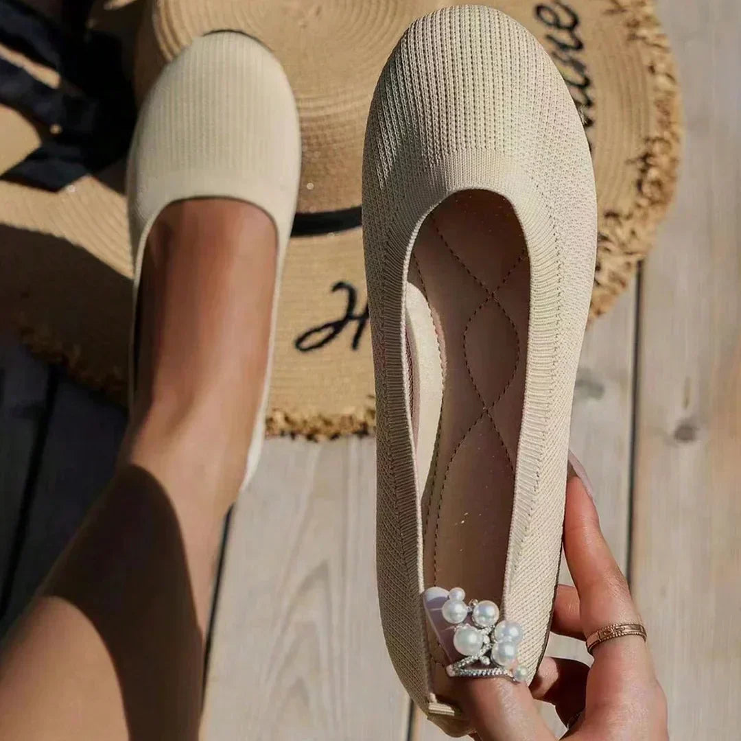 Valerie | Comfortable Non-Slip Ballet Flat Shoes