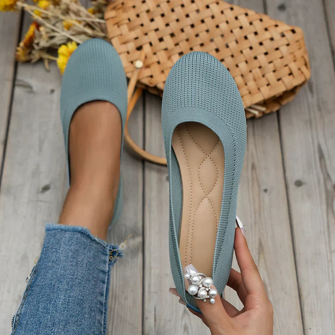 Valerie | Comfortable Non-Slip Ballet Flat Shoes