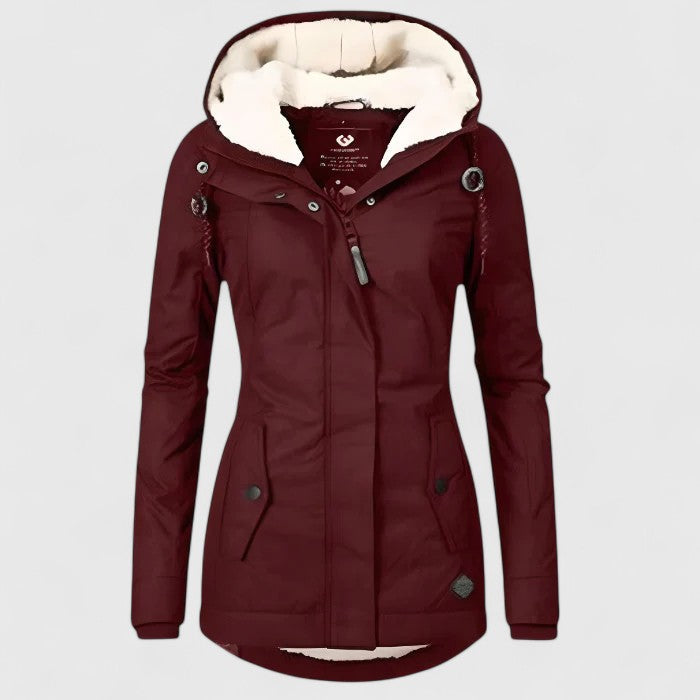 women waterproof jacket in stylish design for winter 4