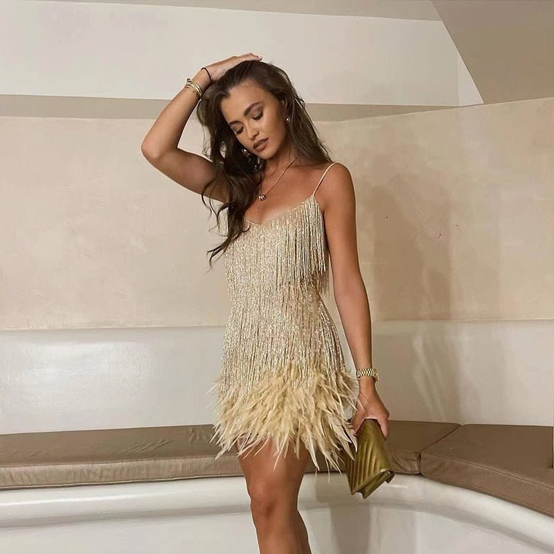 Livia | Elegant Ruffled Mini Dress