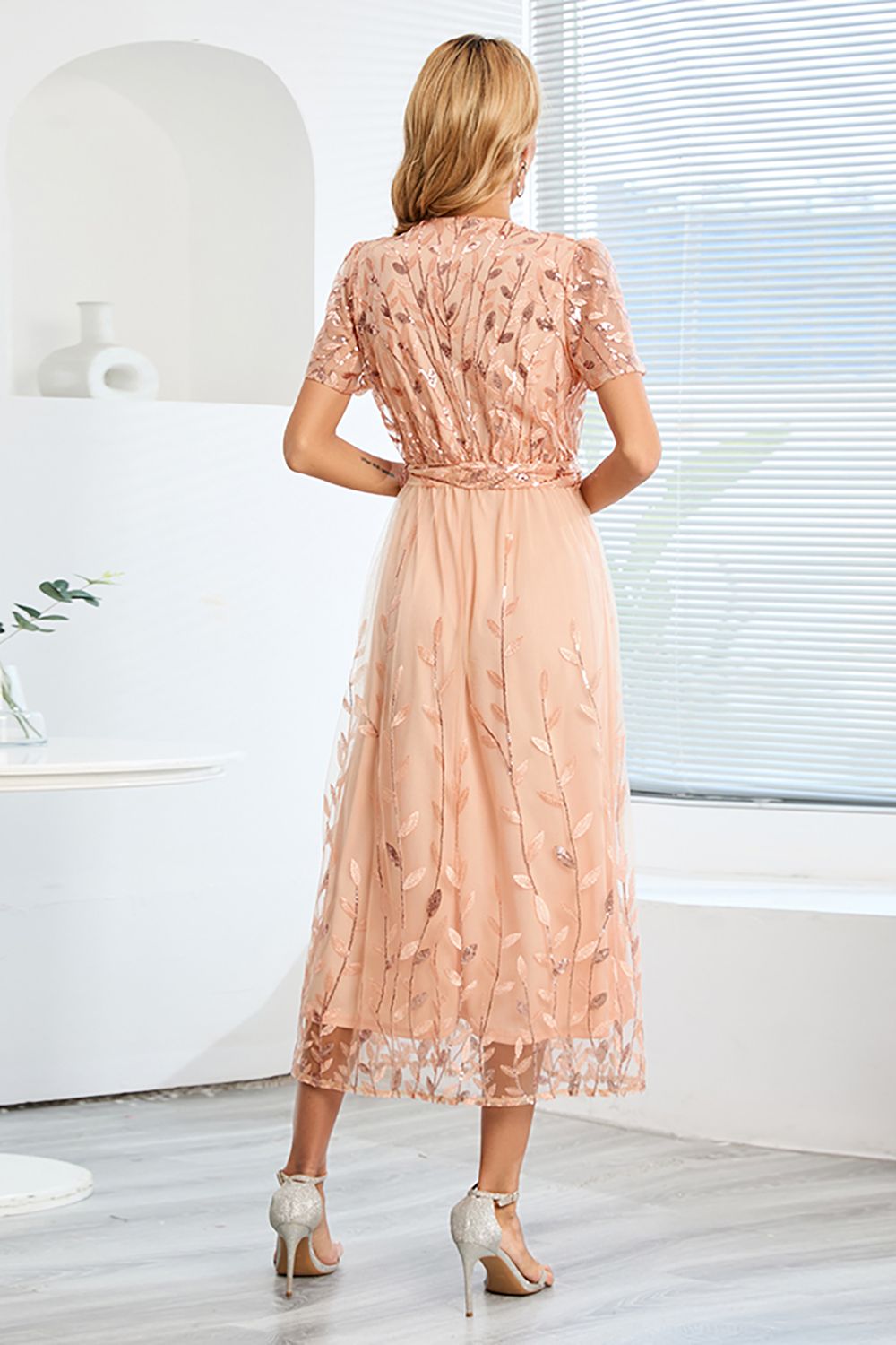 Amber | Stylish A-Line Casual Midi Dress