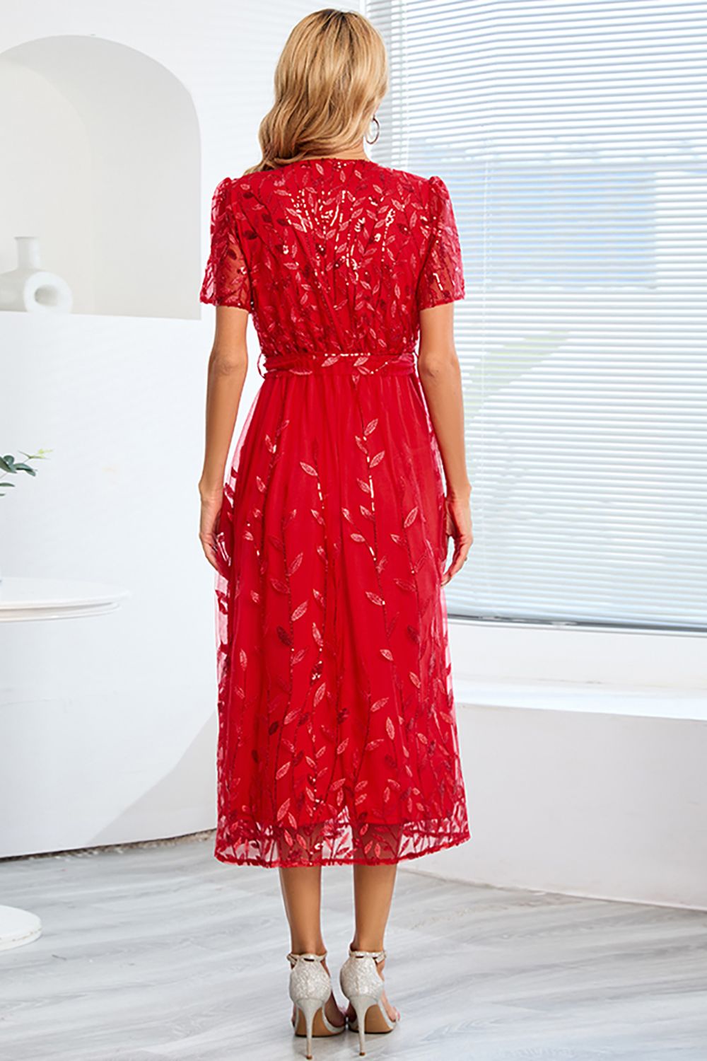 Amber | Stylish A-Line Casual Midi Dress