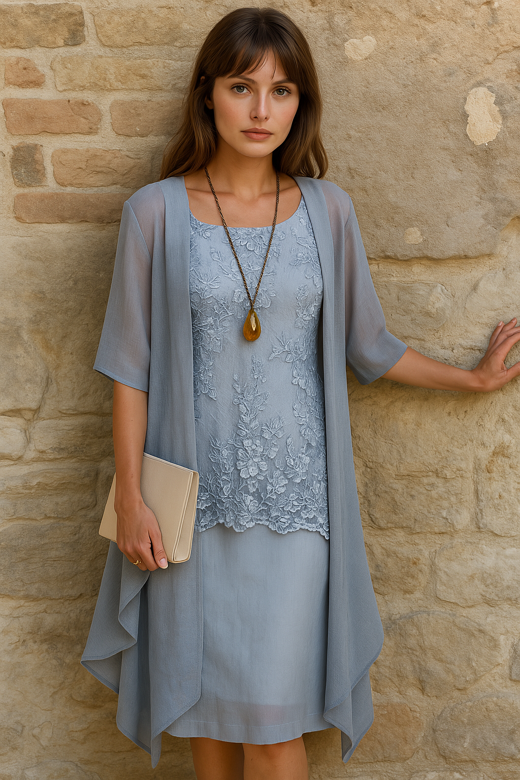 Elodie | Flowy 2-Piece Chiffon Dress