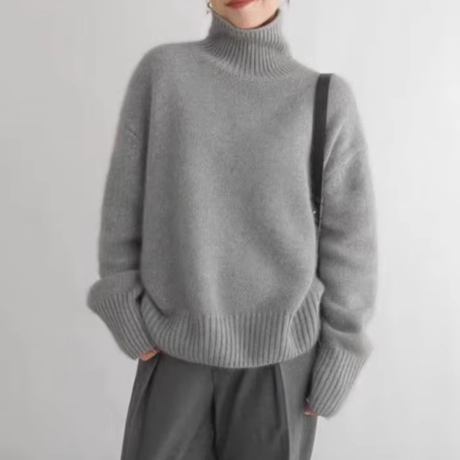 women turtleneck sweater in soft fabric for winter 8