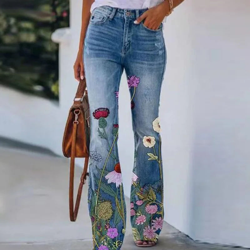 Ada | Stylish Floral Jeans for a Perfect Look