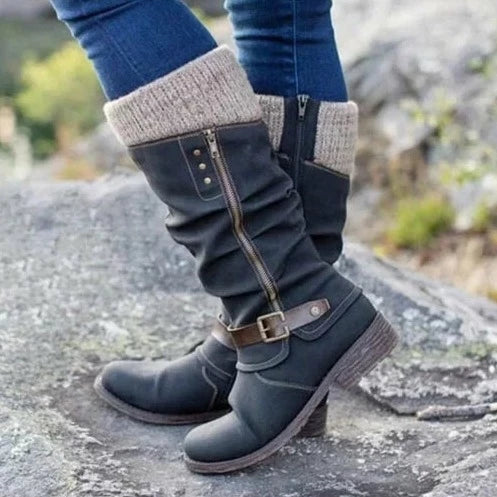 women orthopedic boots in black for everyday wear 3