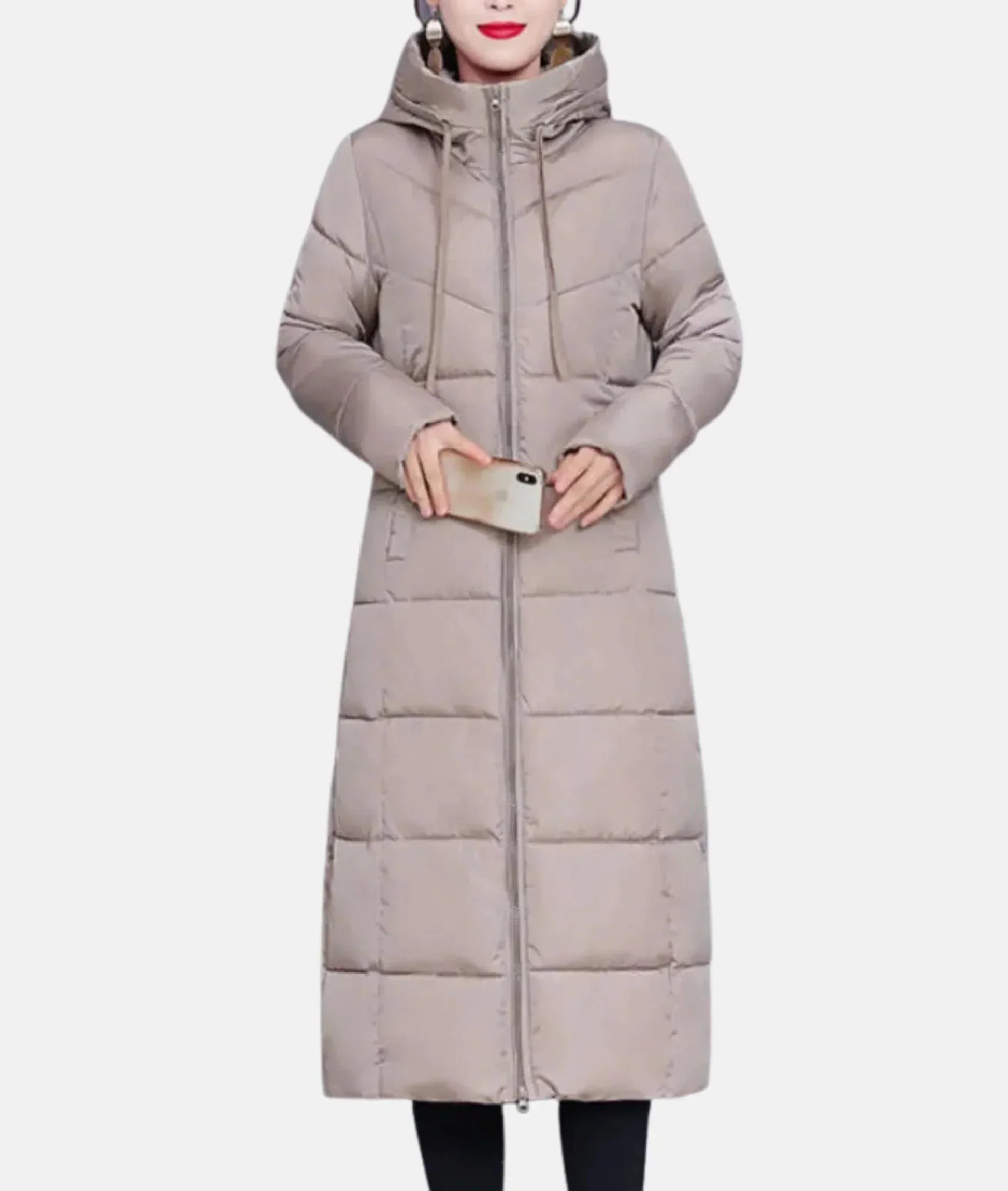 women long winter coat in black for winter 2