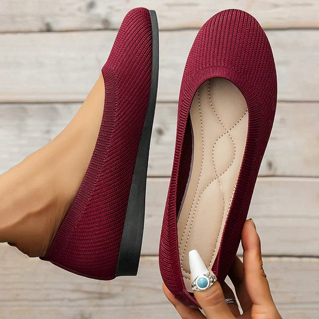 Valerie | Comfortable Non-Slip Ballet Flat Shoes
