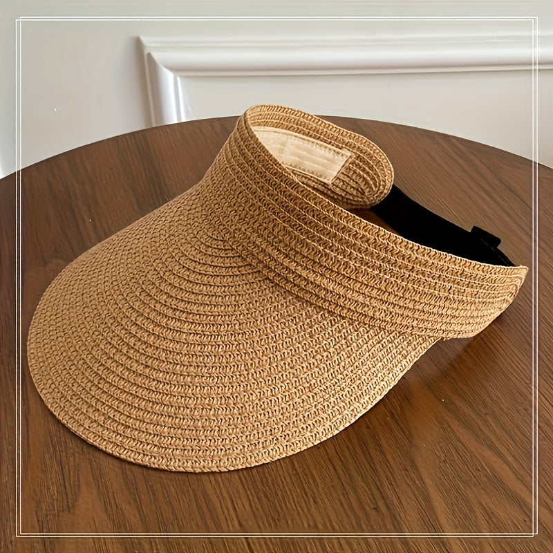Layla | UV Protection Women's Sun Visor, Stylish Wide Brim Tennis Cap