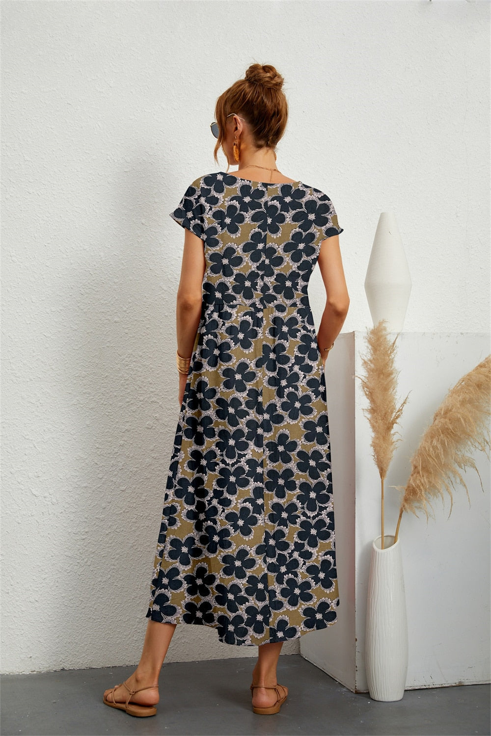 Desnia | Effortlessly Comfortable Maxi Dress for Everyday Style
