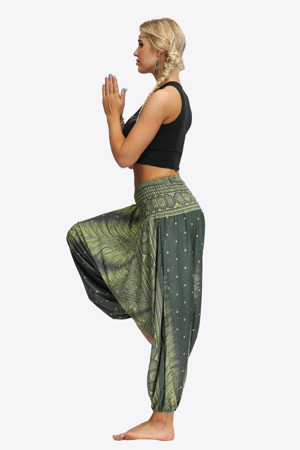 Romy | Printed Maxi Long Harem Skirt
