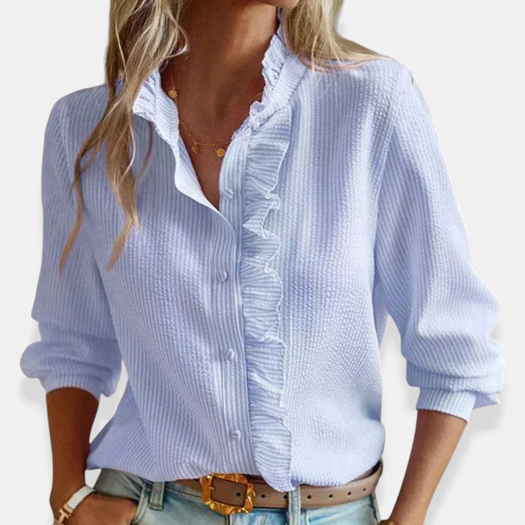 Alice | Classic Button-Front Blouse for Women