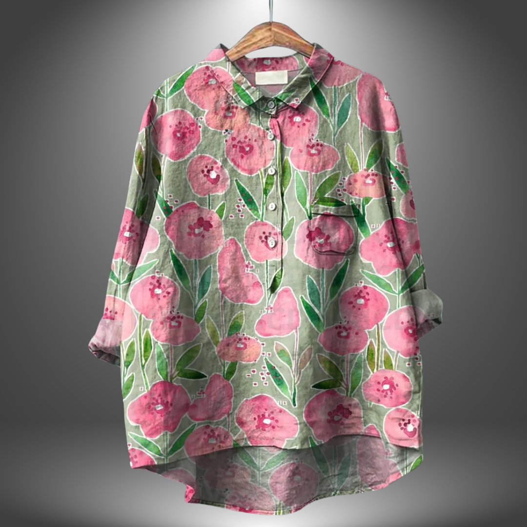 Ally | Beautiful Unique Floral Design Blouse for Women
