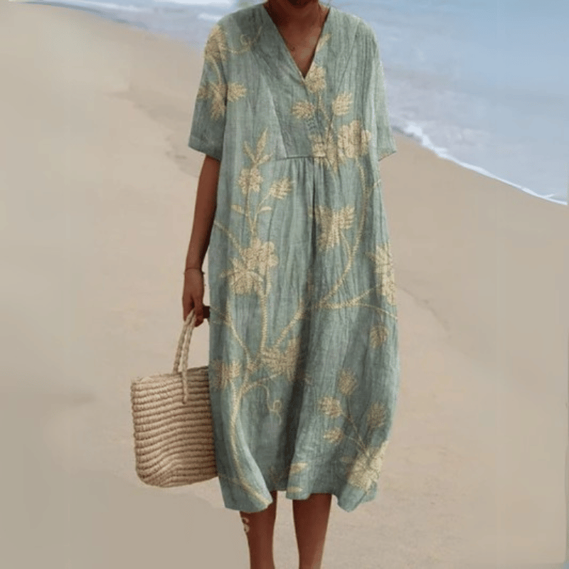 Maya | Stylish Summer Midi Dress, Perfect for Warm Weather