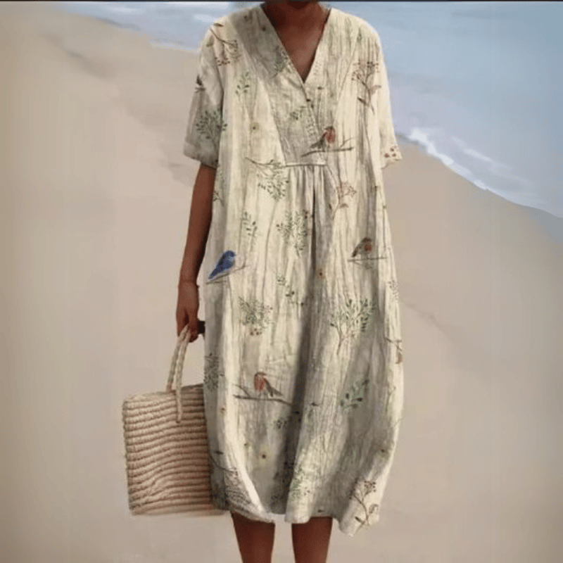 Maya | Stylish Summer Midi Dress, Perfect for Warm Weather