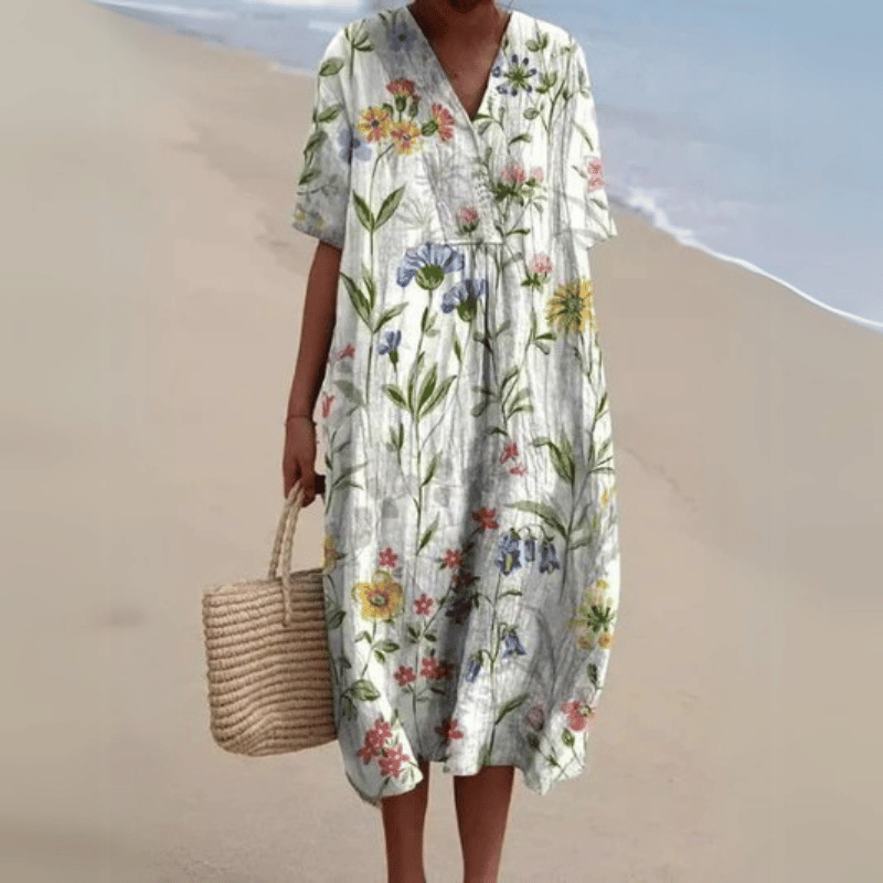 Maya | Stylish Summer Midi Dress, Perfect for Warm Weather