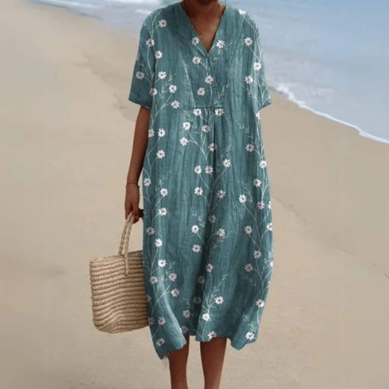 Maya | Stylish Summer Midi Dress, Perfect for Warm Weather