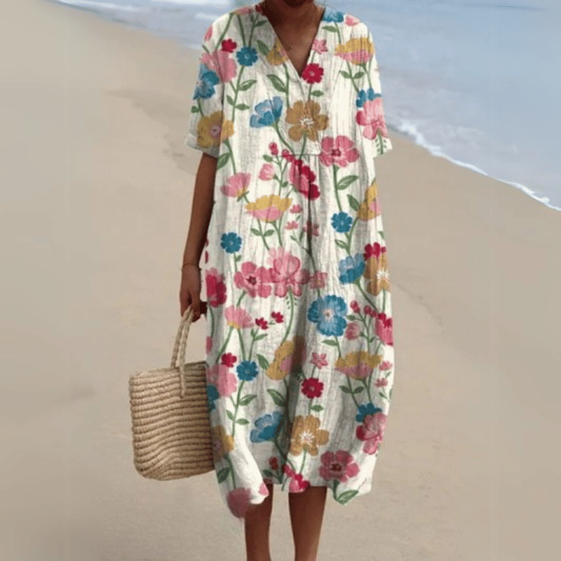 Maya | Stylish Summer Midi Dress, Perfect for Warm Weather