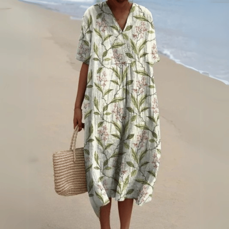 Maya | Stylish Summer Midi Dress, Perfect for Warm Weather