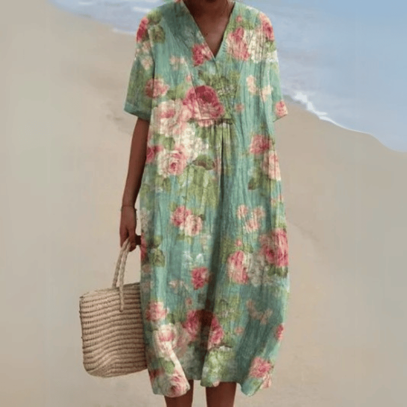 Maya | Stylish Summer Midi Dress, Perfect for Warm Weather