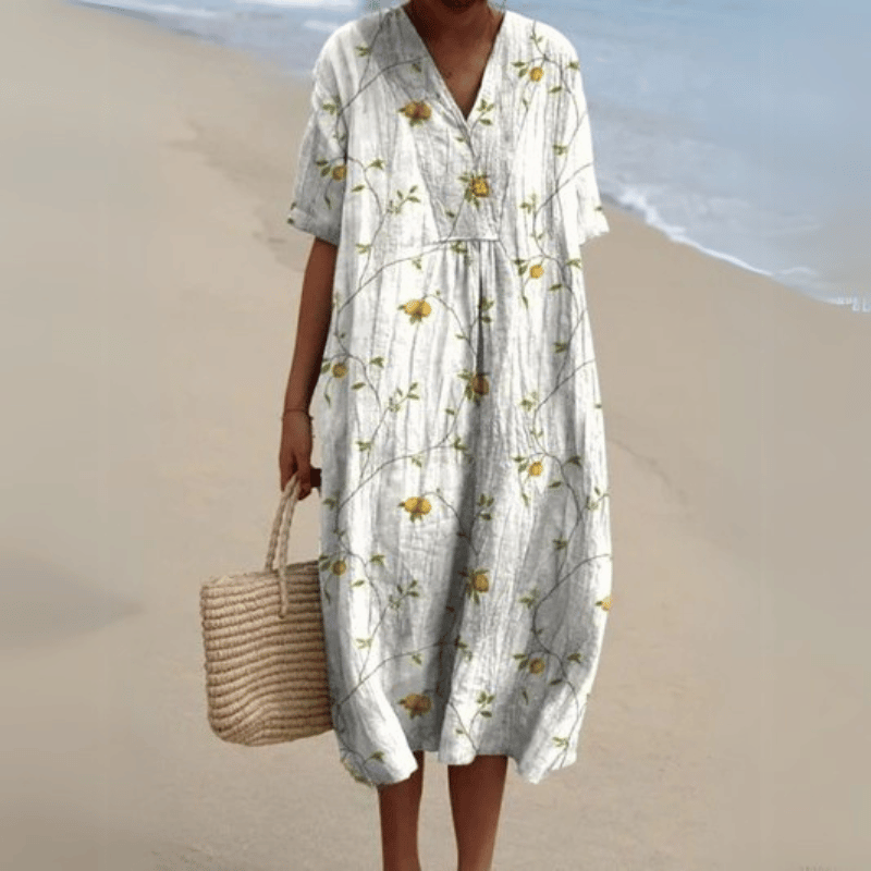 Maya | Stylish Summer Midi Dress, Perfect for Warm Weather