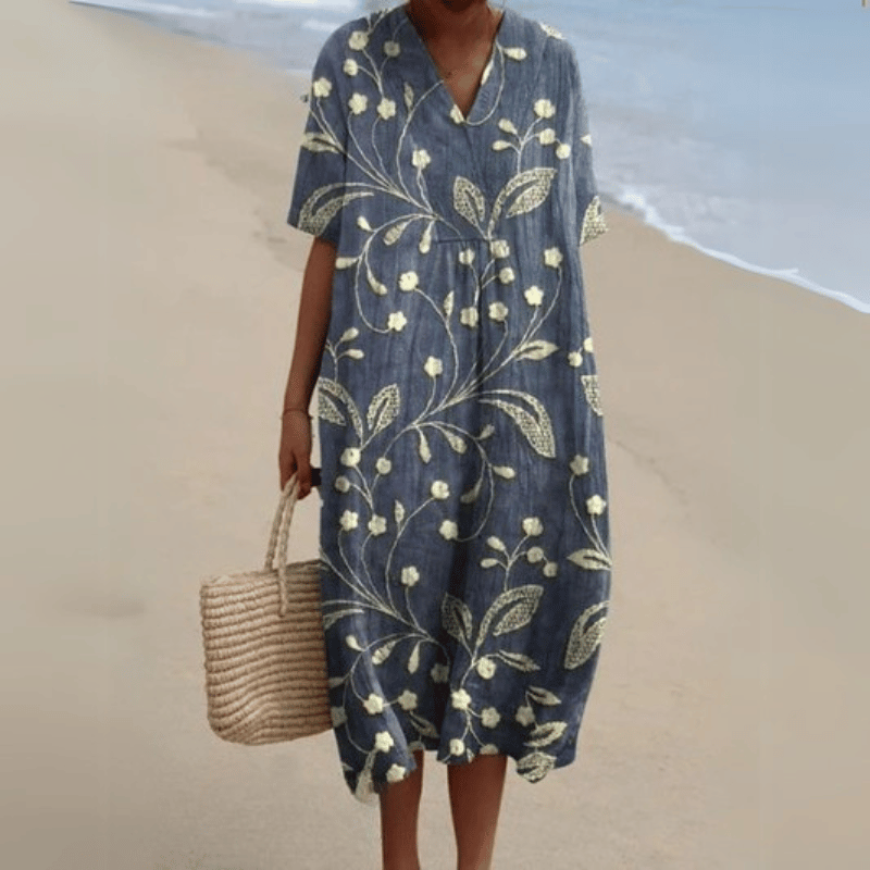 Maya | Stylish Summer Midi Dress, Perfect for Warm Weather