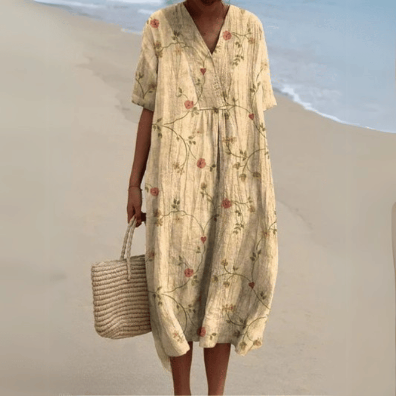 Maya | Stylish Summer Midi Dress, Perfect for Warm Weather