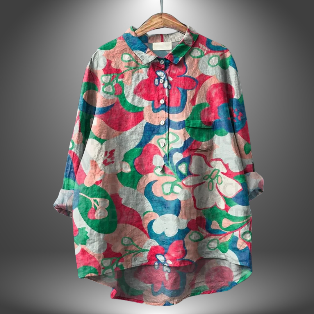 Ally | Beautiful Unique Floral Design Blouse for Women