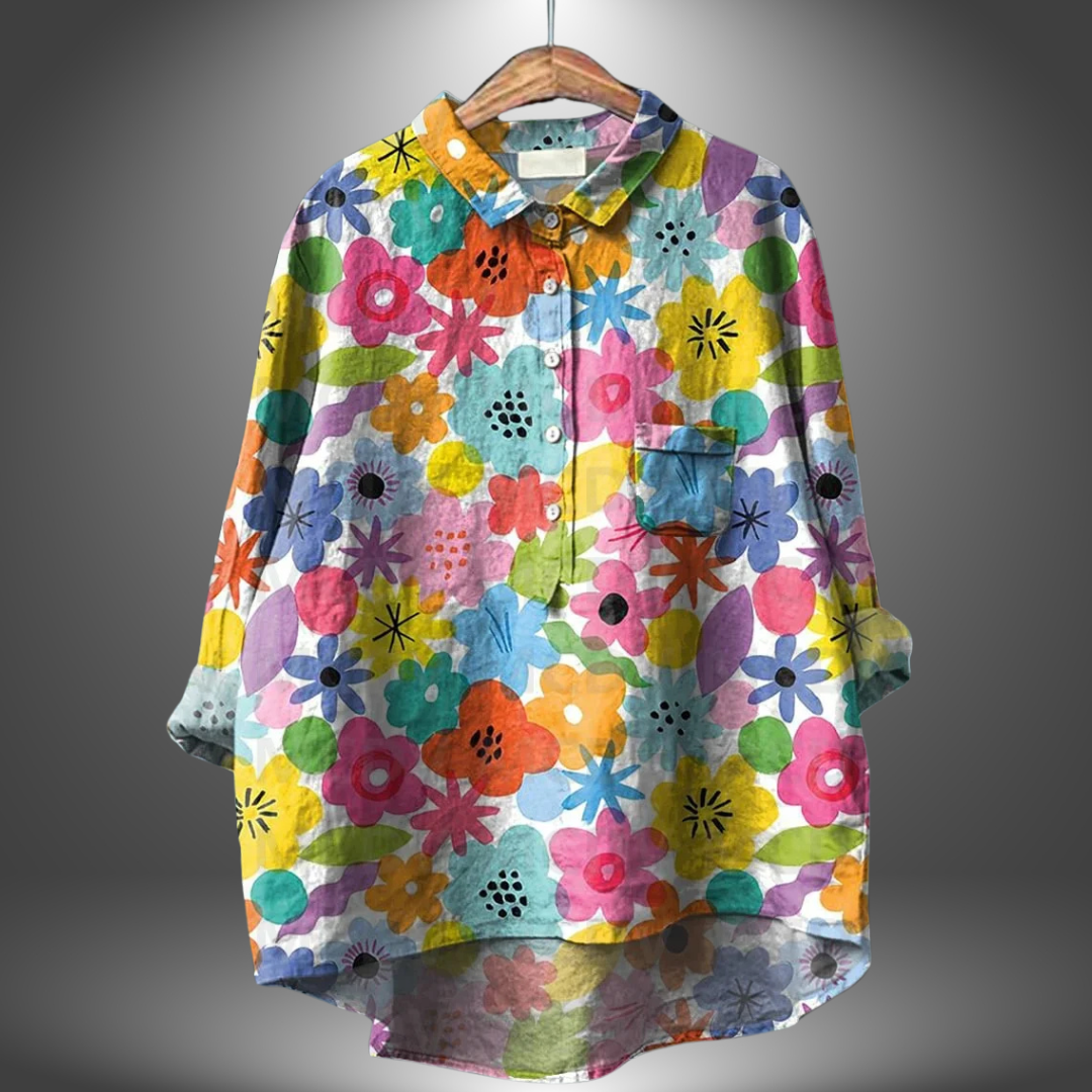Ally | Beautiful Unique Floral Design Blouse for Women