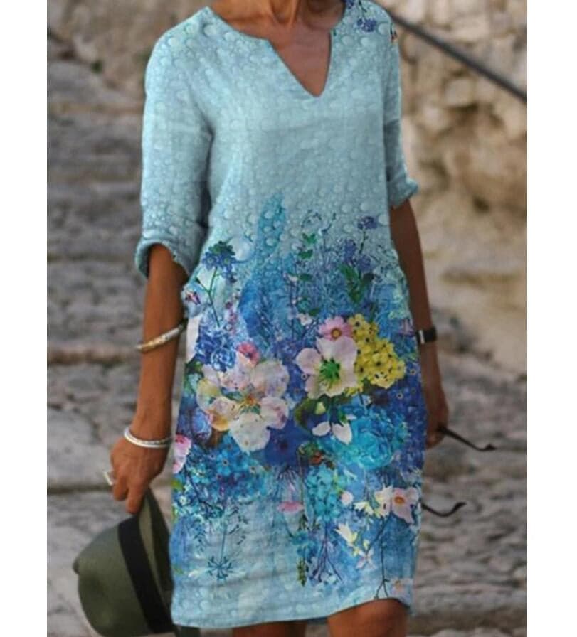 Kaja | Elegant Designed Midi Dress, Perfect for Any Occasion