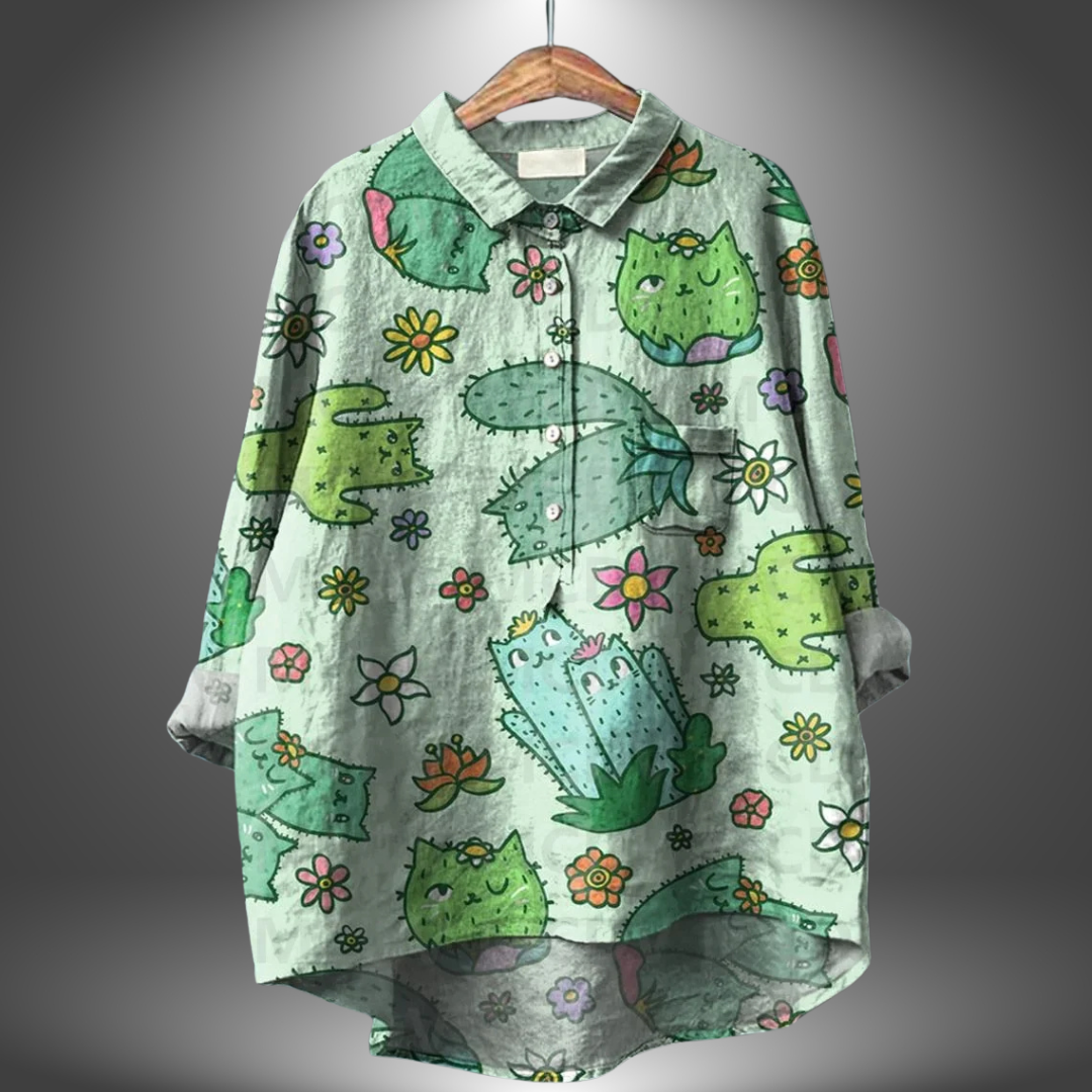 Ally | Beautiful Unique Floral Design Blouse for Women