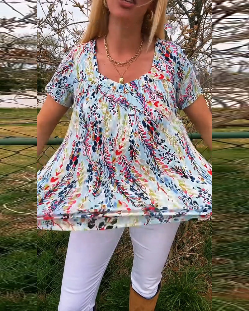 Tina | Stylish Floral Women's T-Shirt, Perfect for Casual Wear