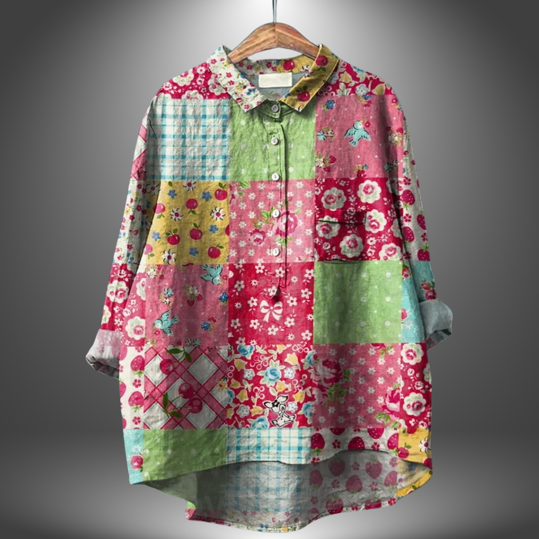 Ally | Beautiful Unique Floral Design Blouse for Women