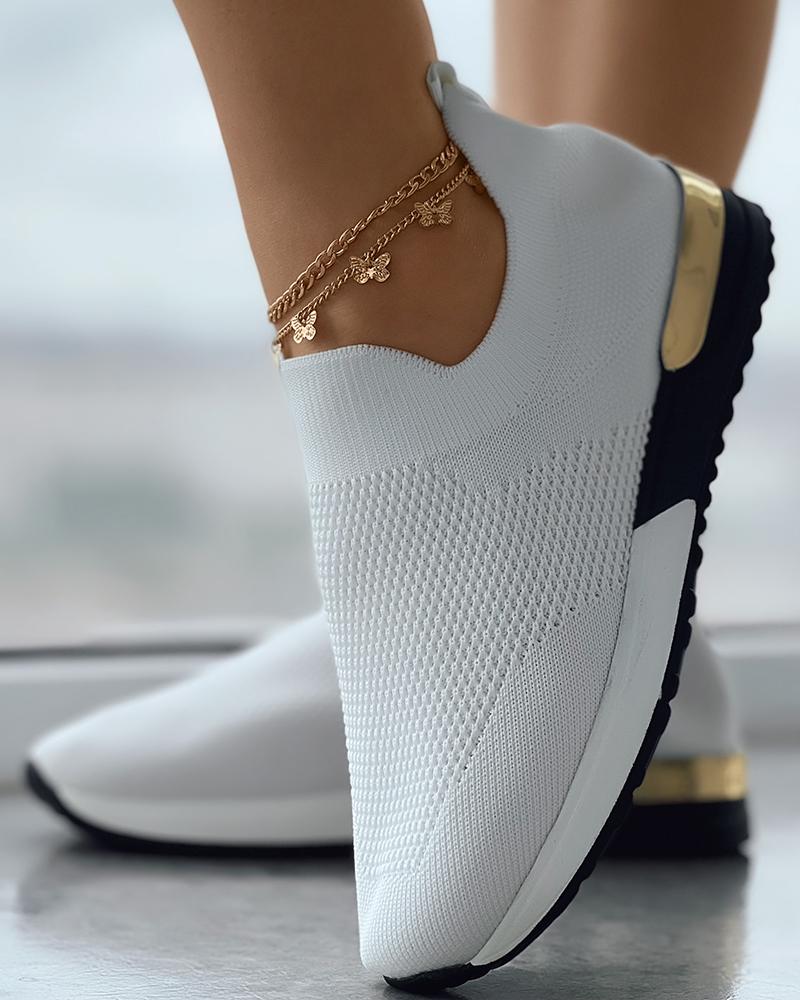 Kiora | Comfortable Knitted Slip-On Trainers for Women