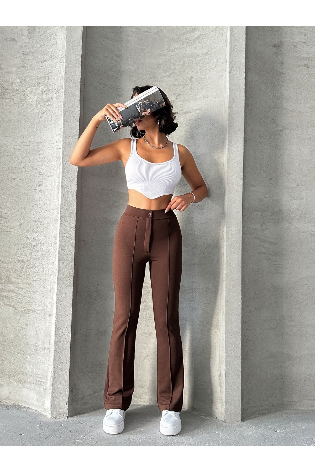 High Waist Flare Pants