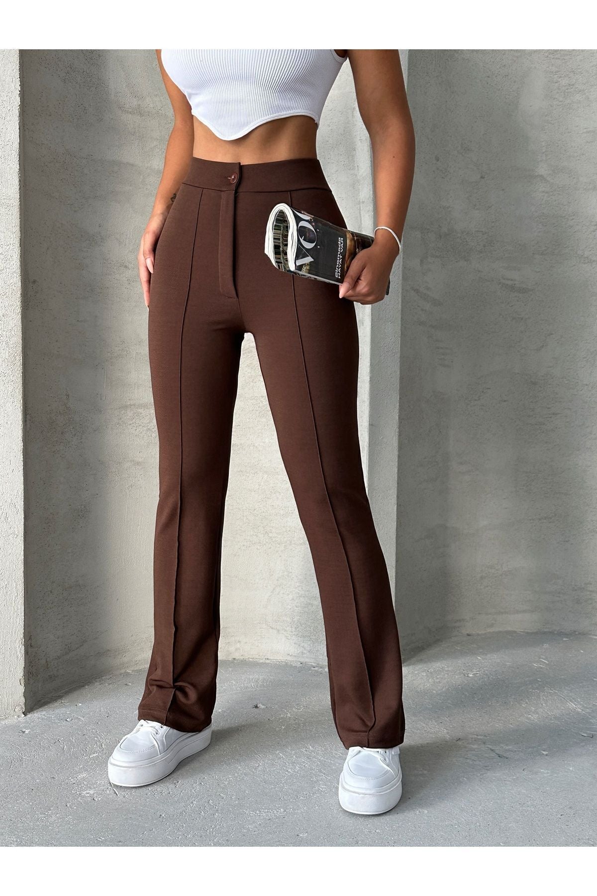 High Waist Flare Pants