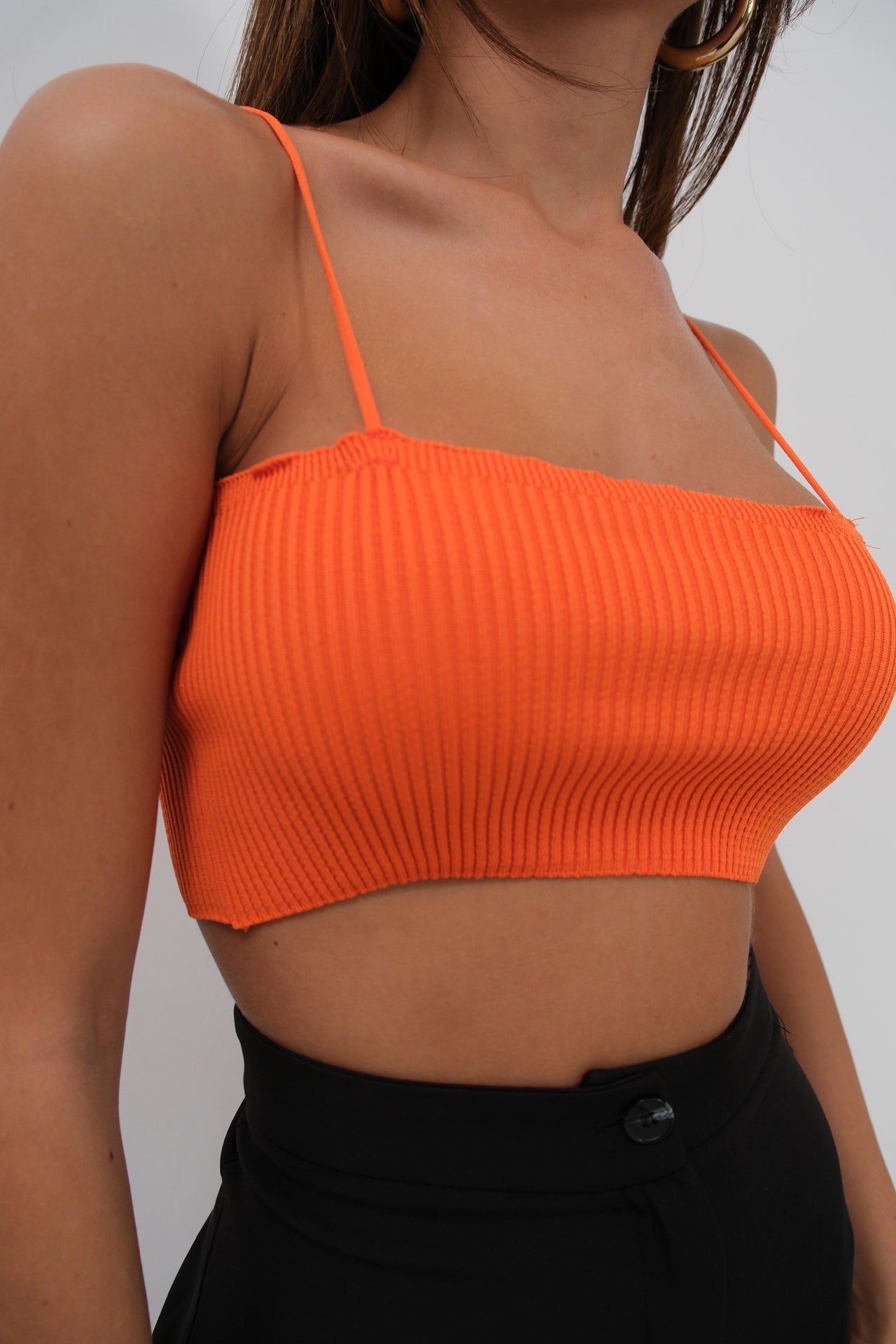 Thin Strap Crop Top