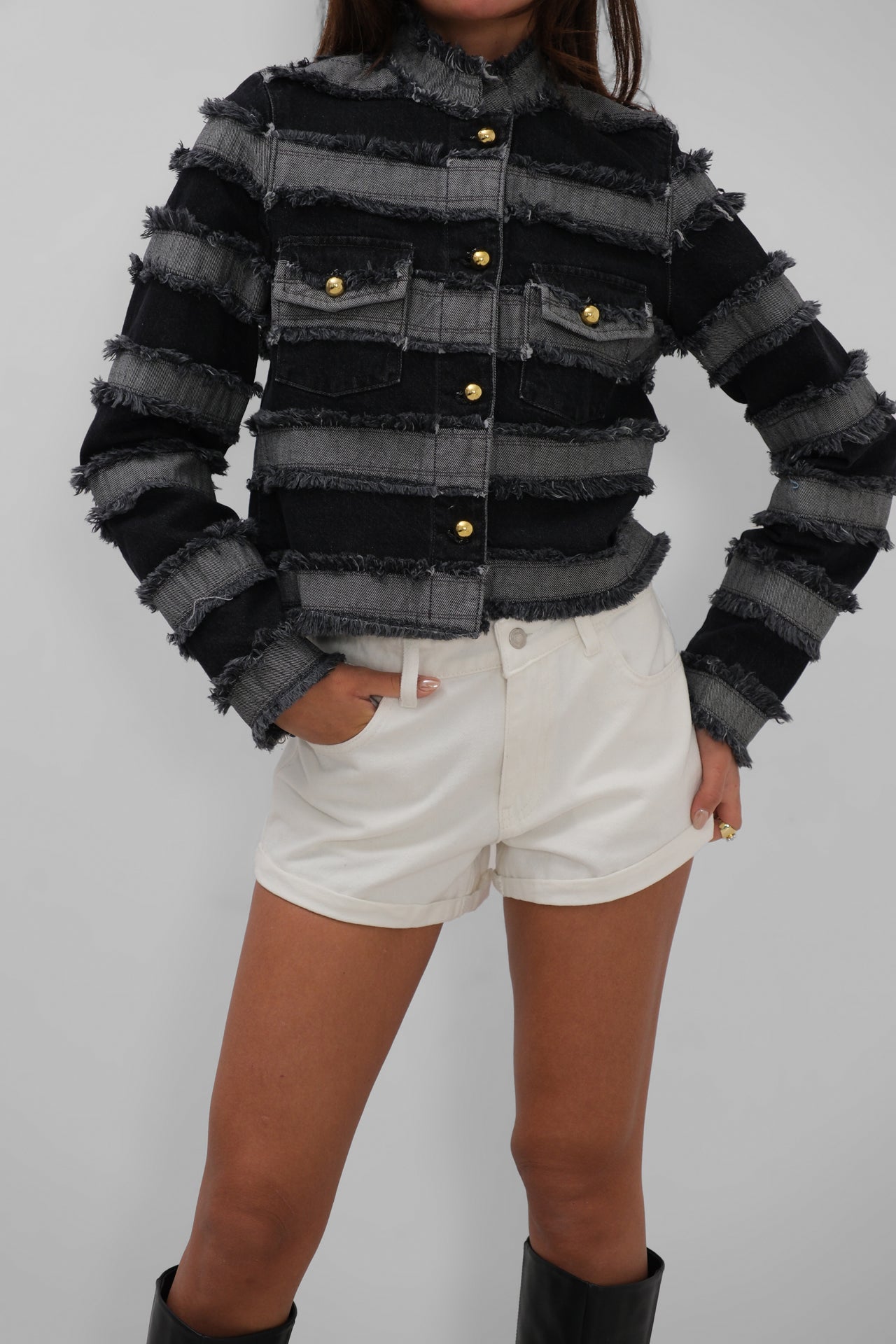 Tasseled Fringed Design Jacket